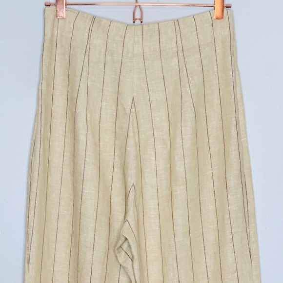 ✅SOLD-NWOT Zara Woman | Linen Pants Turn Up Hems - Picture 6 of 8